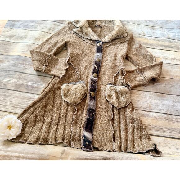 LONG LINE CARDIGAN SWEATER - Picture 1 of 9